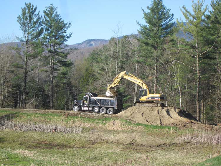 Lower Pond rehab work begins