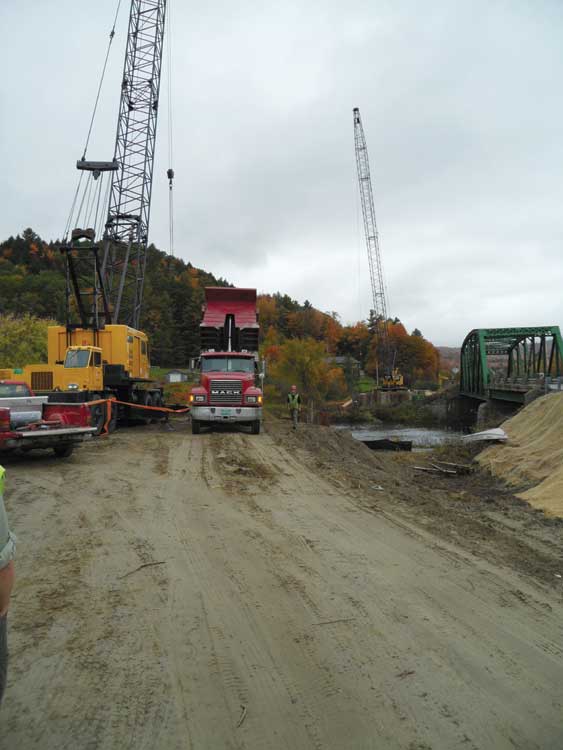 Temporary Bridge in Jeffersonville