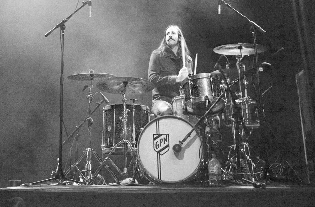 Grace Potter and the Nocturnals’ Matt Burr on a Bill Allen drum kit.