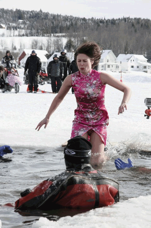 Cold enough for ya? Polar Splash raises cash for local charities
