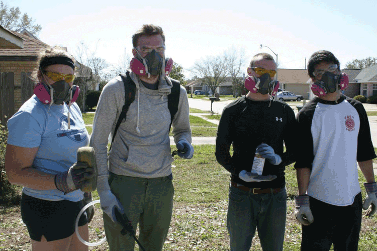 From left: Kailie Gulino, Andrew Klansky, Ben Watson and Ben Nelson