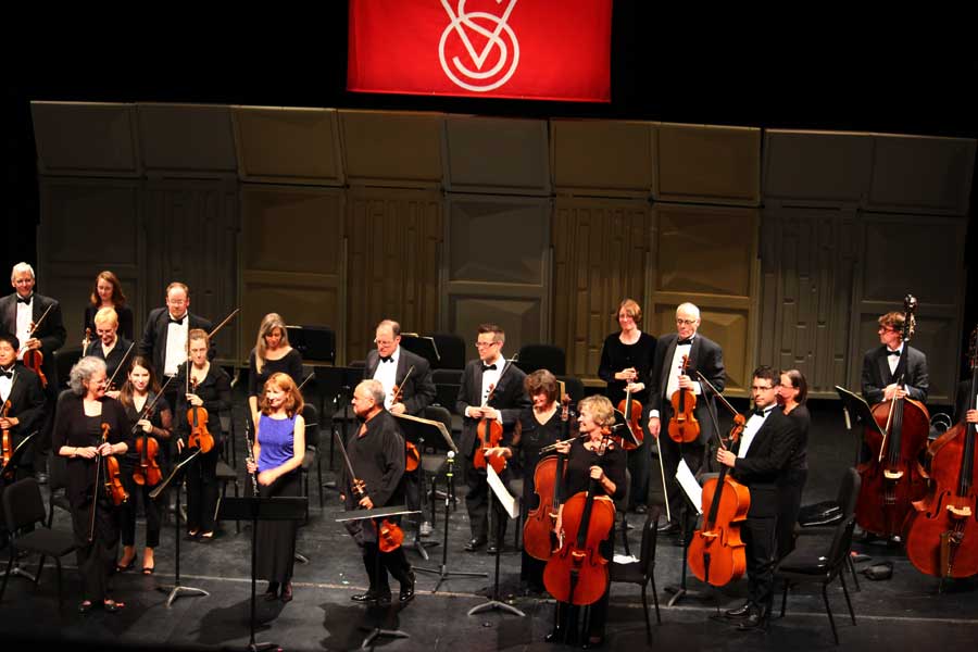 The Vermont Symphony Orchestra in action