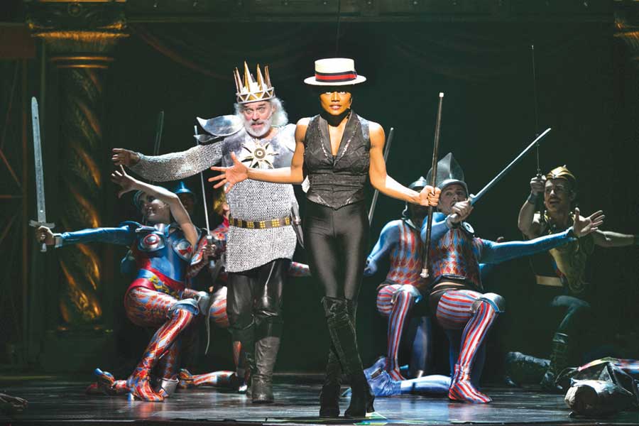 A moment from the Broadway revival of Pippin