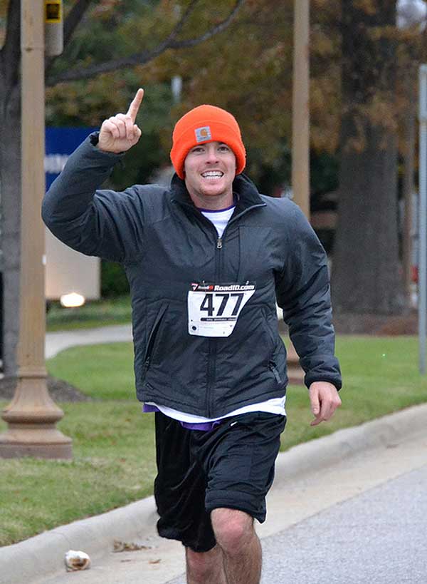 This fall runner makes his personal health Priority One!