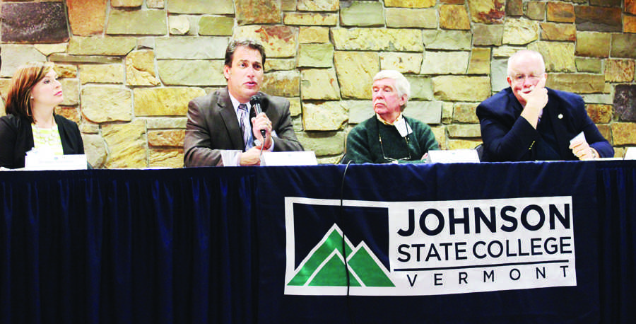 Participants in CJ Day’s second panel: Bridget Shanahan, Ken Picard, Ross Connelly and Mike Donoghue