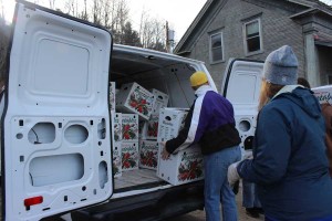 College and Sodexo put together 50 Thanksgiving baskets for local food shelf
