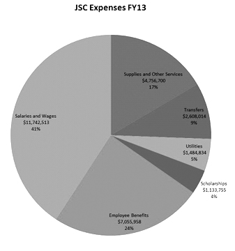 JSC expenses, FY 2013