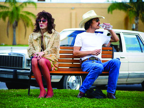 Jared Leto and Matthew McConaughey, hanging out in “Dallas Buyers Club”