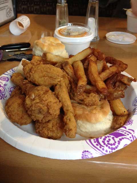 Cajun’s frog leg dinner