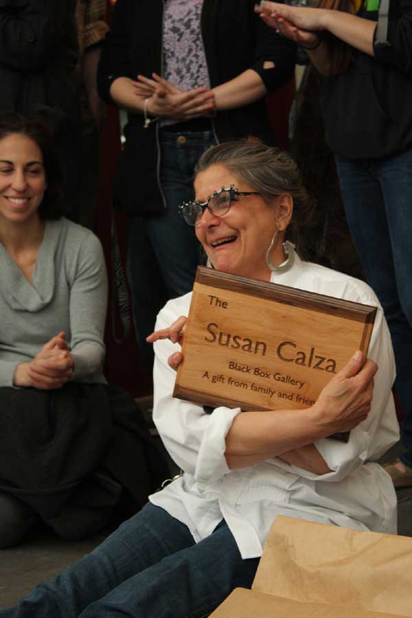 Although the JSC chapter of Professor Susan Calza’s life is ending, she will forever be remembered with the Black Box Gallery, which has been dedicated to her by students, staff and faculty.