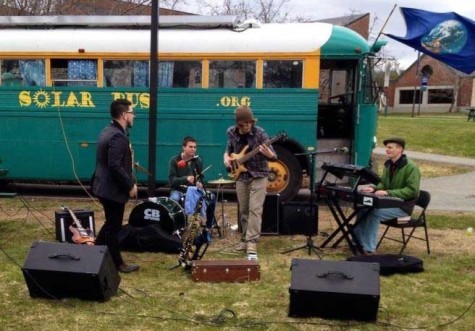 Bands plug in solar style on Earth Day