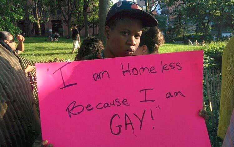 Homeless youth in LGBTQ community