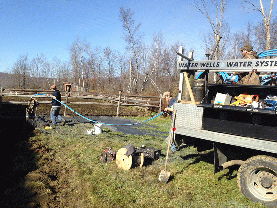 H.A. Manosh Corporation drilled the well at the center