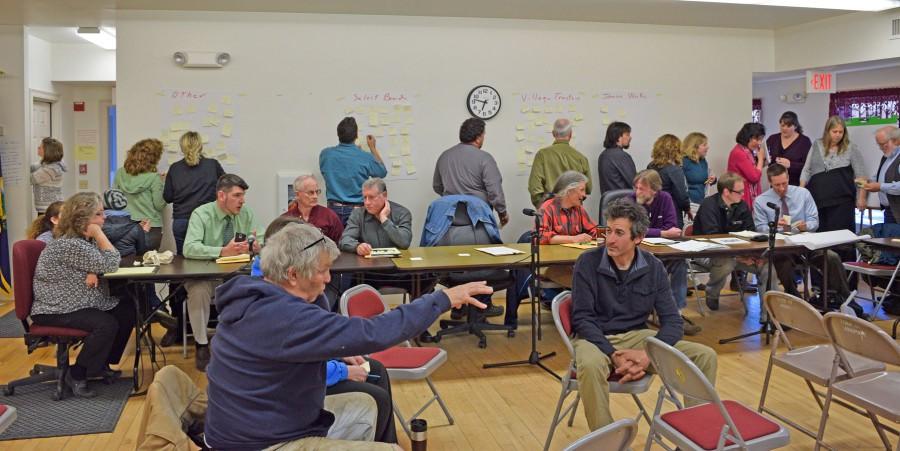 The meeting at the Johnson Municipal Building