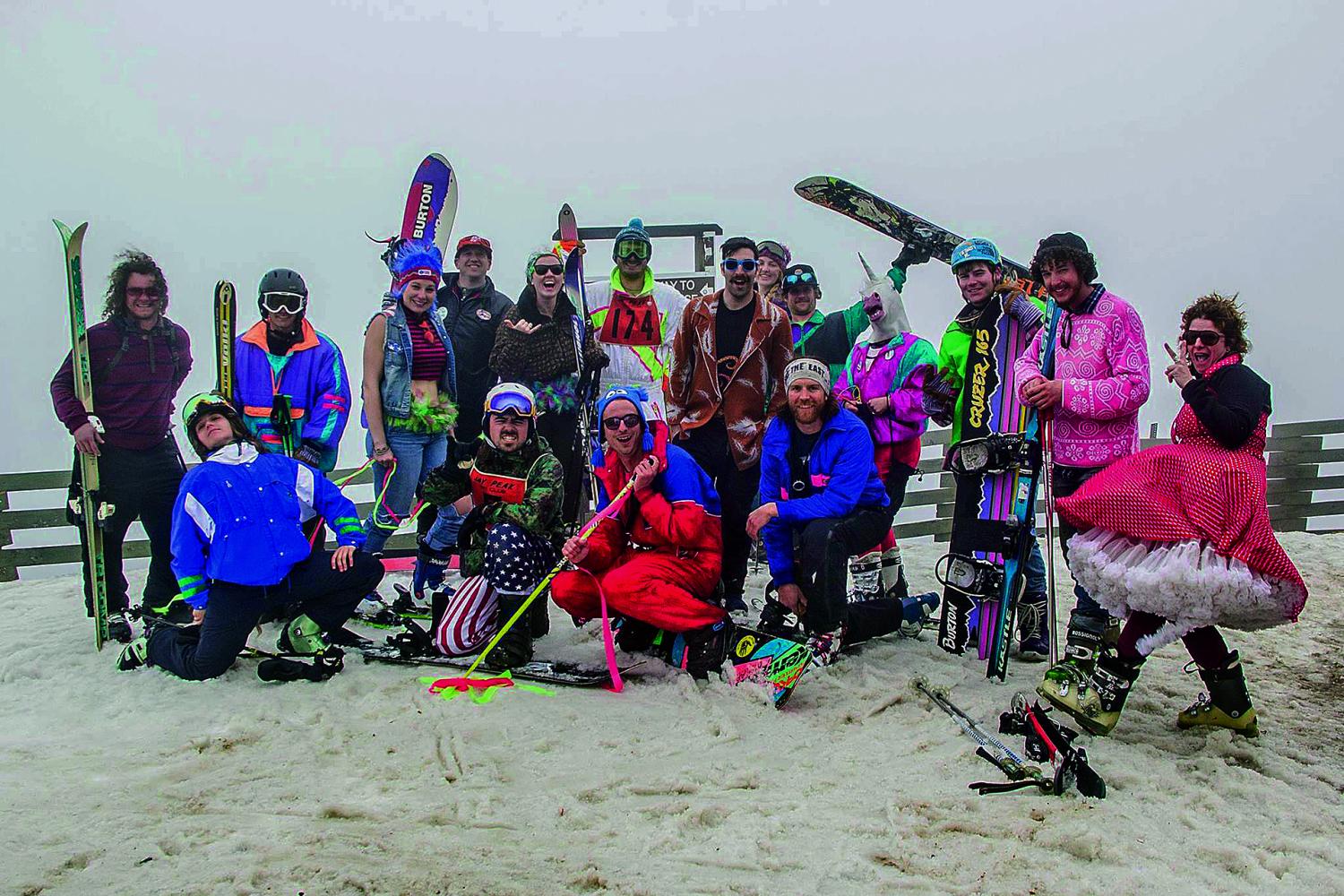 Racing retro at Jay Peak