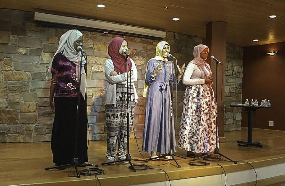 Hawa Adam, Lena Ginawi, Kiran Waqar, Balkisa Abdikadir