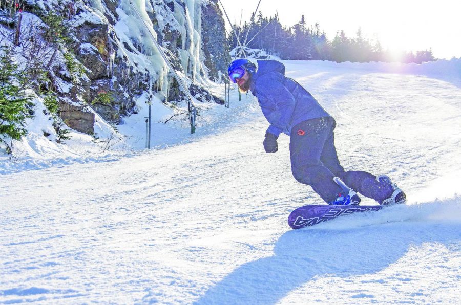 Zach Higley rides at Smugglers’ Notch