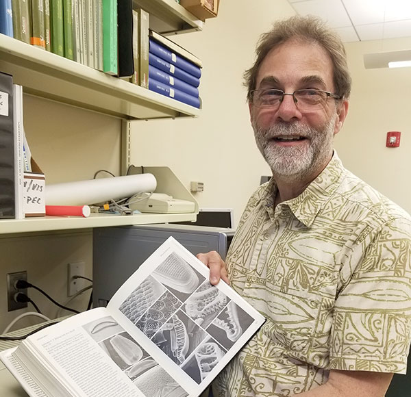 Delightfully devoted to Diatoms: Genter to retire from teaching after fall 2018 semester