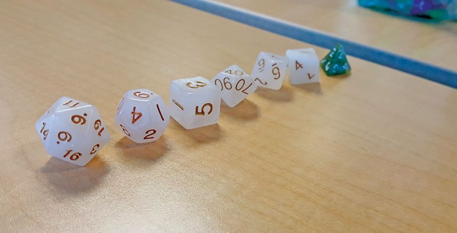 Dungeons and Dragons dice