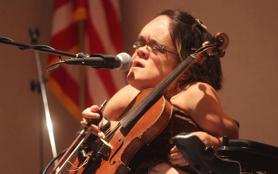 Lea, the 2016 winner of NPRs Tiny Desk Contest, spoke and performed in the Stearns Performance Space on Oct. 24