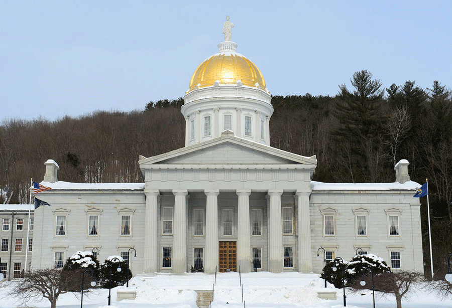 the Golden Dome in Montpelier