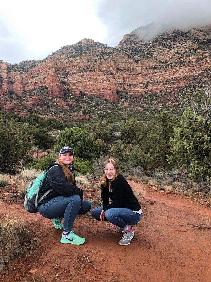 BAB students spent winter break in the Grand Canyon and locally SERVE