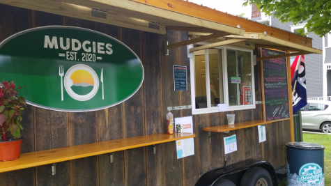 Mudgies' front on the village green