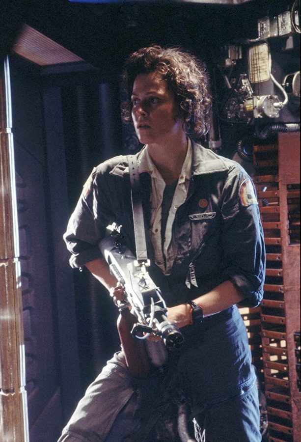 Sigourney Weaver as Ellen Ripley in the 1979 classic Alien.