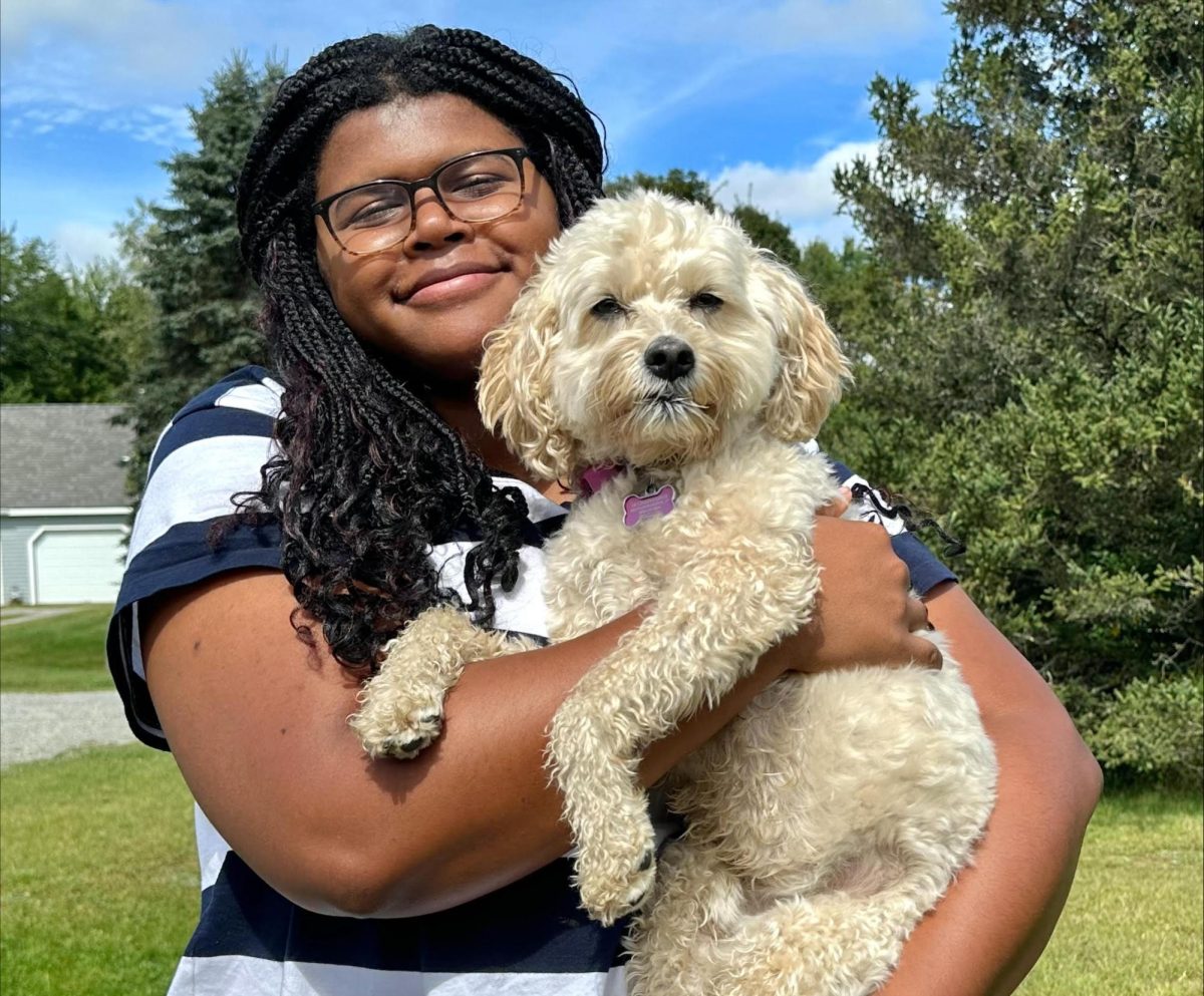 Maya+Nasta+with+a+golden-doodle%2C+Lucy